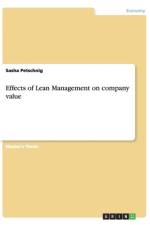 Effects of Lean Management on Company Value af Sasha Petschnig