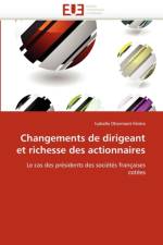 Changements de Dirigeant Et Richesse Des Actionnaires af Dherment-Ferere-I