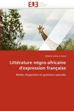 Litt rature N gro-Africaine d'Expression Fran aise af Lema Va Lema-A