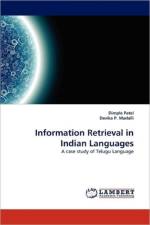 Information Retrieval in Indian Languages af Dimple Patel