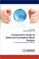 Comparative Study of Balanced Incomplete Block Designs af Sher Aslam