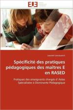 Sp cificit  Des Pratiques P dagogiques Des Ma tres E En Rased af Lescouarch-L