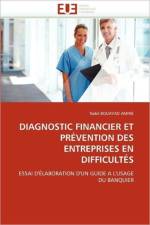 Diagnostic Financier Et Pr vention Des Entreprises En Difficult s af Amine-N