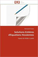 Solutions Enti res d''equations Hessiennes af Hossein-M