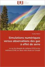 Simulations Num riques Versus Observations Des Gaz   Effet de Serre af Falama-S