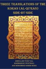 Three Translations of The Koran (Al-Qur'an) Side by Side - 11 Pt Print with Each Verse Not Split Across Pages