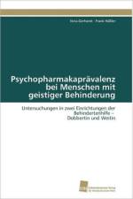 Psychopharmakapravalenz bei Menschen mit geistiger Behinderung af Hassler Frank