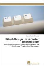 Ritual-Design im rezenten Hexendiskurs af Radde-Antweiler Kerstin