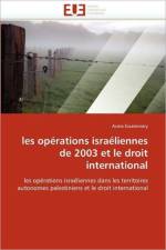 Les Op rations Isra liennes de 2003 Et Le Droit International af Essammary-A