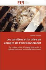 Les Carri res Et La Prise En Compte de L Environnement af Ernewein-M