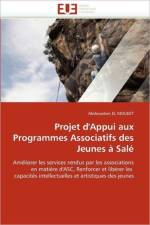 Projet d''appui aux programmes associatifs des jeunes a sale af El Mouket-A