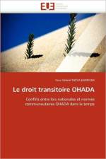 Le Droit Transitoire Ohada af Djeya Kamdom-Y