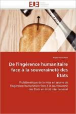 de l''ing rence Humanitaire Face   La Souverainet  Des  tats af An''zuluni-P