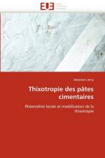 Thixotropie Des P tes Cimentaires af Jarny-S