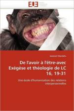 de l''avoir l'' tre-Avec Ex g se Et Th ologie de LC 16, 19-31 af Mandefu-J