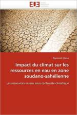 Impact Du Climat Sur Les Ressources En Eau En Zone Soudano-Sah lienne af Malou-R