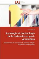 Sociologie Et Docimologie de la Recherche En Post-Graduation af Aidoud-S