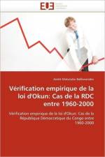 V rification Empirique de la Loi d''okun af Balibwanabo-A