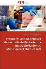 Propri t s Antidiab tiques Des Extraits Pentaclethra Macrophylla Benth. (Mimosaceae) Chez Les Rats af Dongmo-G