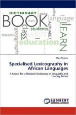 Specialised Lexicography in African Languages af Dion Nkomo