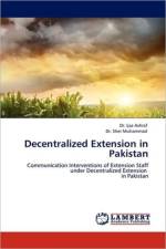 Decentralized Extension in Pakistan af Dr Ijaz Ashraf