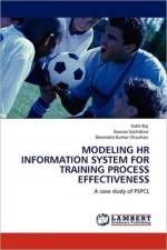 Modeling HR Information System for Training Process Effectiveness af Gaurav Sachdeva