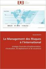 Le Management Des Risques   l''international af Boutti-R