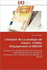 L''analyse de la Pratique de l''usure af Tendeng-J