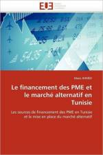 Le Financement Des Pme Et Le March  Alternatif En Tunisie af Ahmed-M