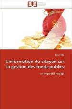 L''information Du Citoyen Sur La Gestion Des Fonds Publics af Toni-E