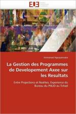 La gestion des programmes de developement axee sur les resultats af Ngueyanouba-E