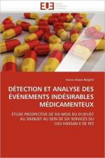 D tection Et Analyse Des v nements Ind sirables M dicamenteux af Belghiti-K