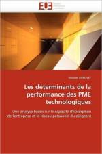 Les determinants de la performance des pme technologiques af Chauvet-V
