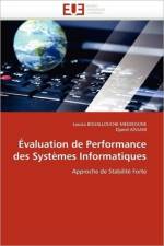 valuation de Performance Des Syst mes Informatiques af Collectif