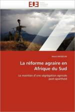La reforme agraire en afrique du sud af Anseeuw-W