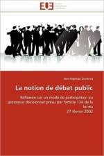 La Notion de D bat Public af Duclercq-J