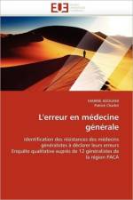 L'Erreur En M decine G n rale af Collectif