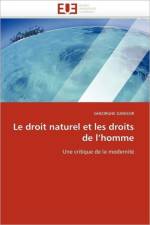 Le droit naturel et les droits de l homme af Danisor-G