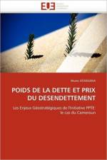 Poids de la dette et prix du desendettement af Atangana-B