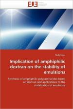 Implication of Amphiphilic Dextran on the Stability of Emulsions af Covis-R
