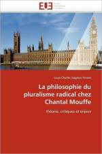 Philosophie Du Pluralisme Radical Chez Chantal Mouffe af Gagnon-Tessier-L