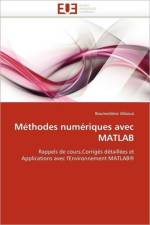M thodes Num riques Avec MATLAB af Allaoua-B