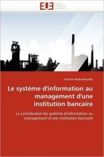 Le Syst me d''information Au Management d''une Institution Bancaire af Mukarukundo-V