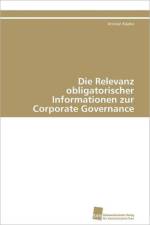 Relevanz obligatorischer Informationen zur Corporate Governance af Koepke Kristian
