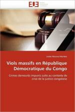 Viols Massifs En R publique D mocratique Du Congo af Moswa Mombo-L