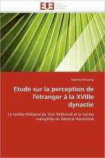 Etude Sur La Perception de l'' tranger La Xviiie Dynastie af Winandy-N