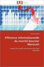 Efficience Informationnelle Du March Boursier Marocain af Rachid-R