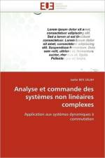 Analyse et commande des systemes non lineaires complexes af Ben Salah-J