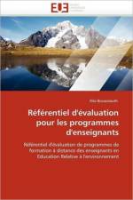 R f rentiel d'' valuation Pour Les Programmes d''enseignants af Bissoonauth-R