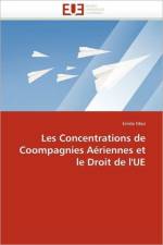 Les Concentrations de Coompagnies A riennes Et Le Droit de l''ue af Mezi-E